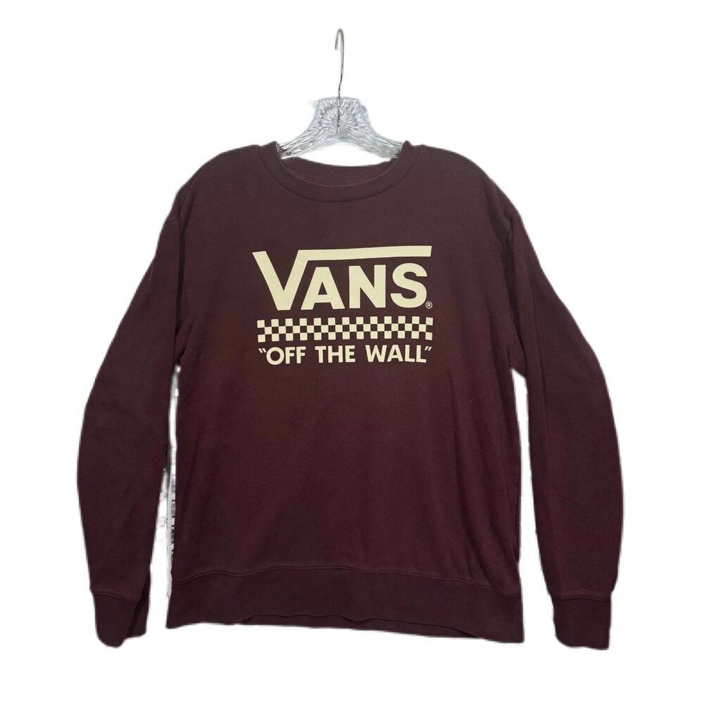 Vans Men's Medium Maroon Pullover Sweatershirt
